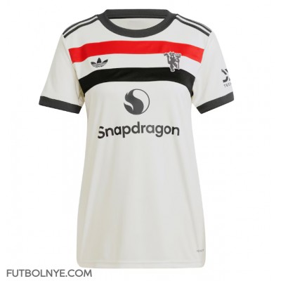 Camiseta Manchester United Tercera Equipación para mujer 2024-25 manga corta Camiseta Manchester United Tercera Equipación para mujer 2024-25 manga corta